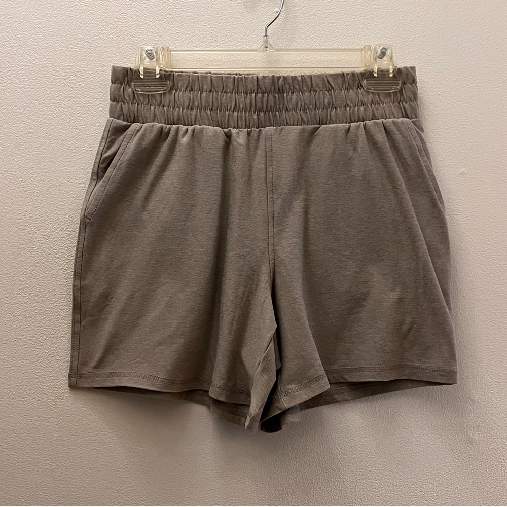 Athletic Works Buttercore Soft Easy Wear Casual Kids Tan Shorts, Sz XS (0-2)